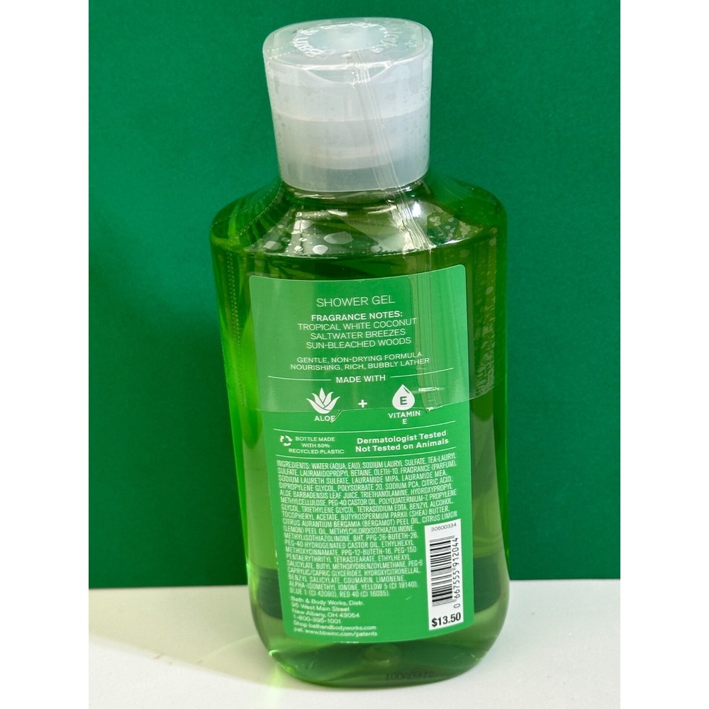 Bath & Body Works "WAIKIKI BEACH COCONUT" Shower Gel 10 oz - Picture 2 of 2
